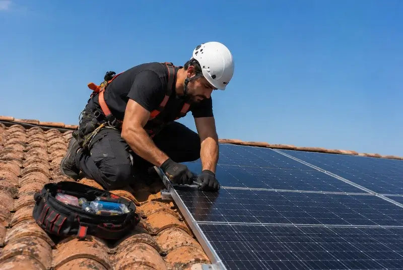 Maintenance et monitoring de panneaux solaires à Sévignacq
